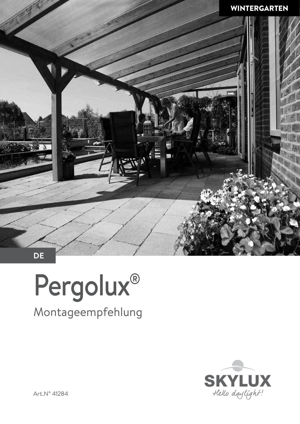 Montagehandleiding Pergolux - Skylux