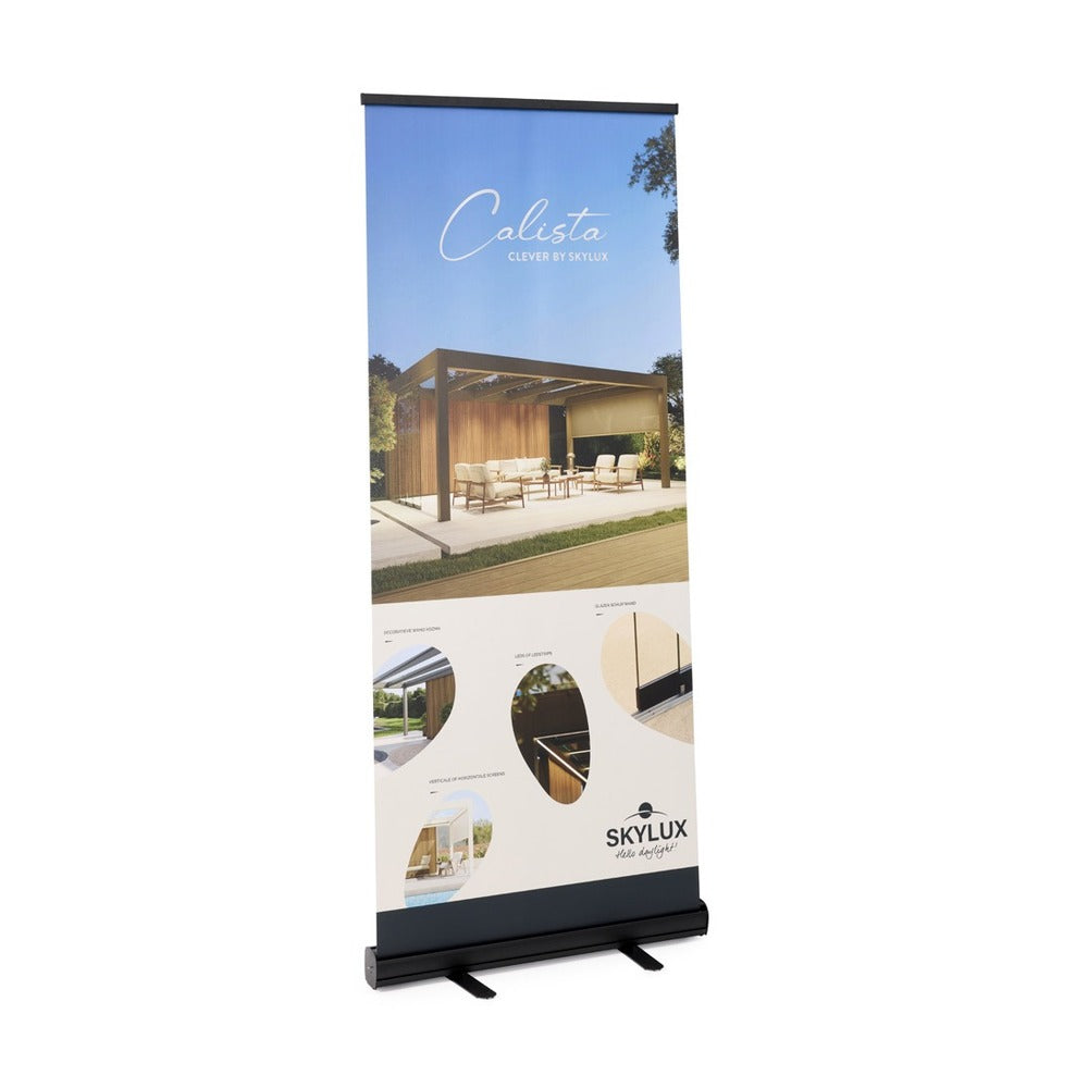 Calista demo roll-up banner