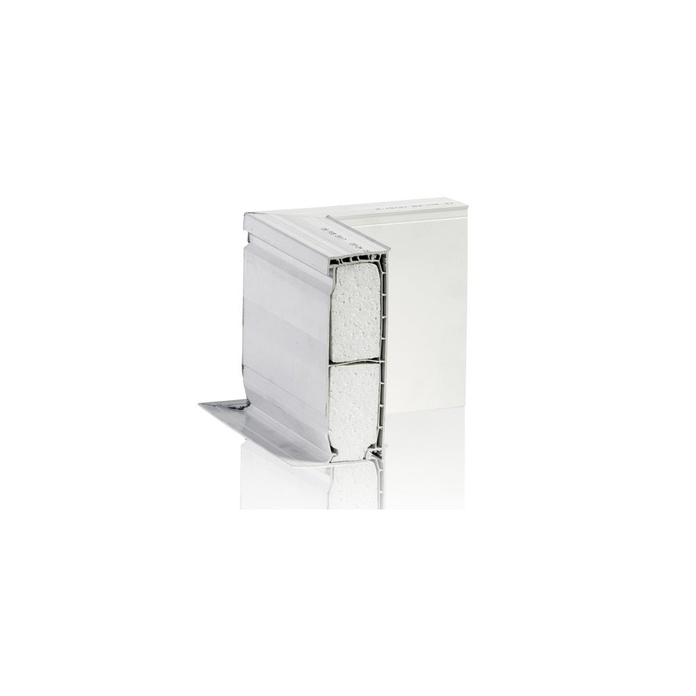 Demo steel corner PVC curb 20/00 with flange - item no. 43348