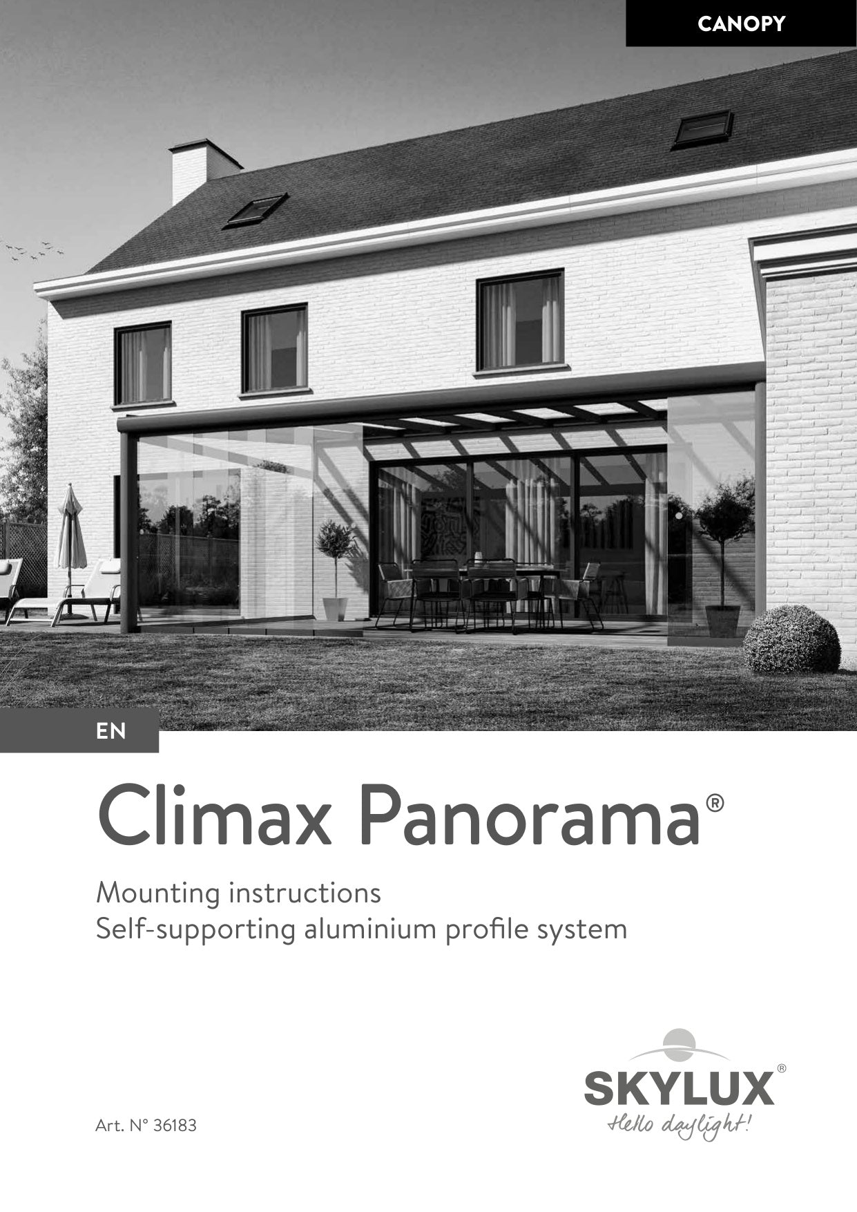 Notice de pose Climax Panorama