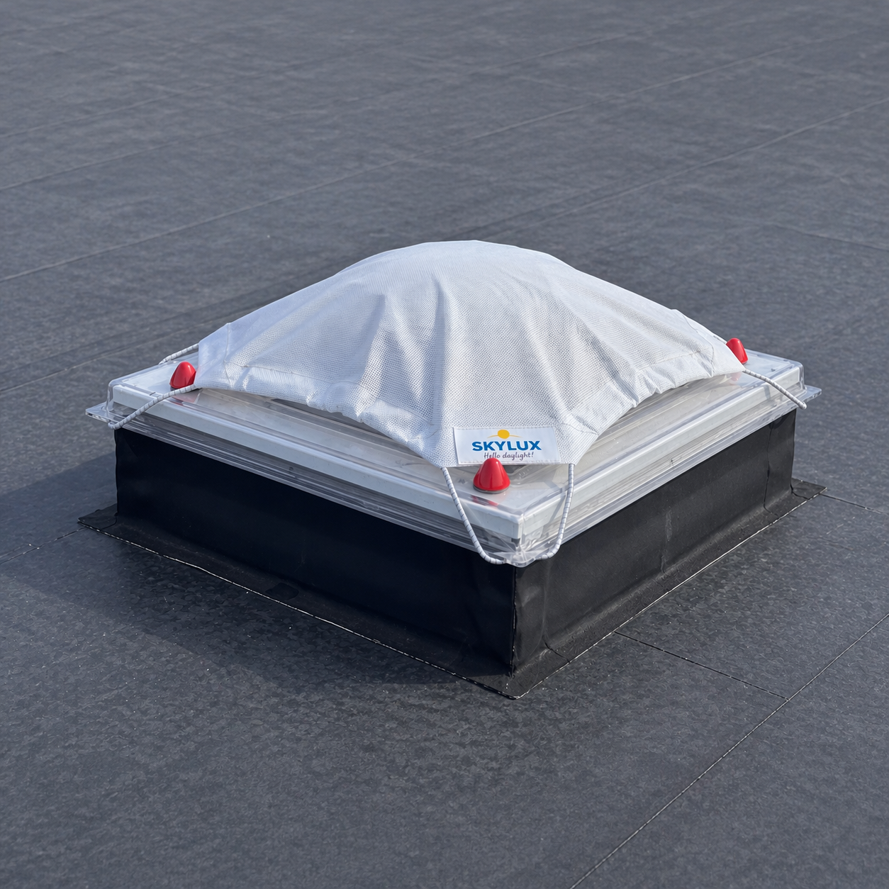 SkyShade zonwerend doek voor bolvormige lichtkoepels - Wit - 140 x 140 cm - Skylux