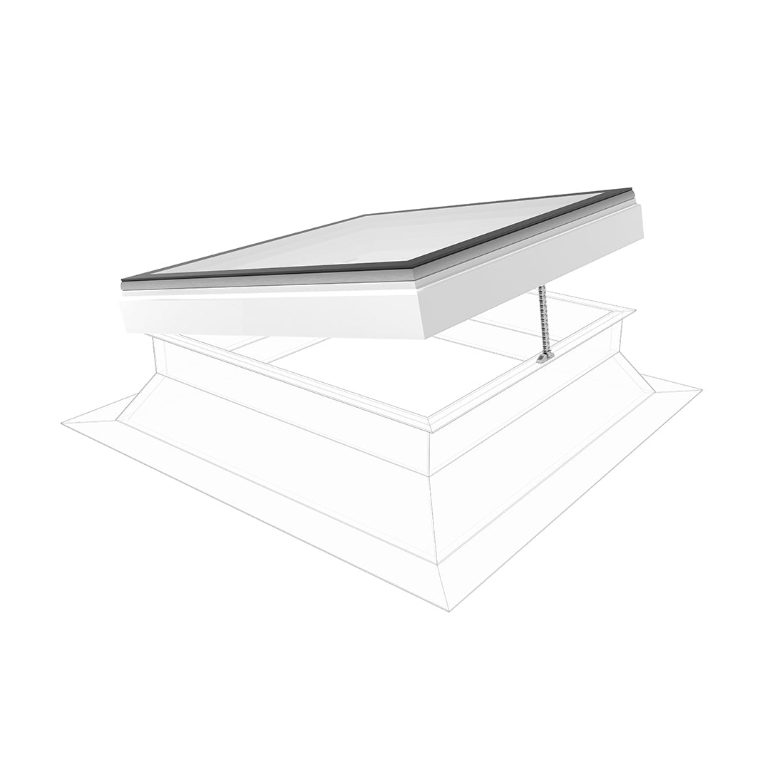 Skylux iWindow3 Flex 2.0 opengaande uitvoering met opaal glas 0700 x 1000 mm