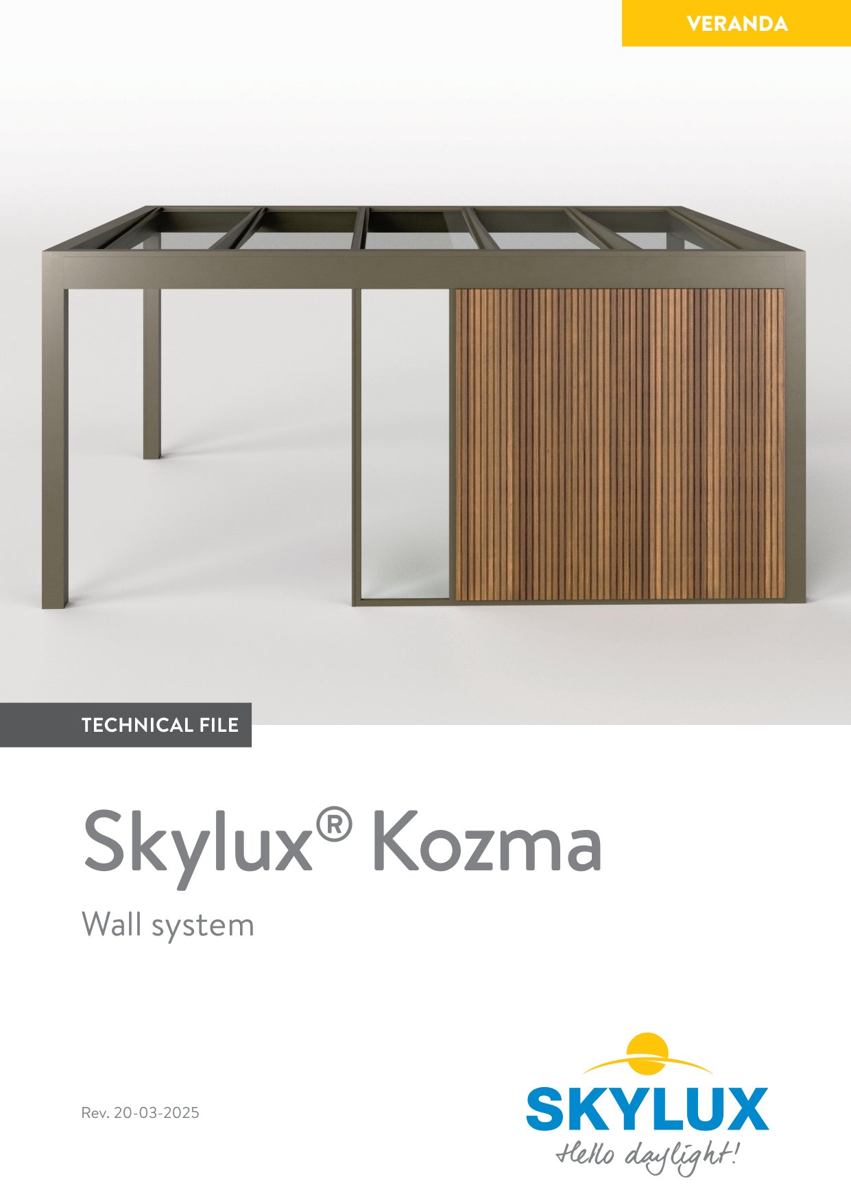 Technisch Dossier Kozma Wandsysteem