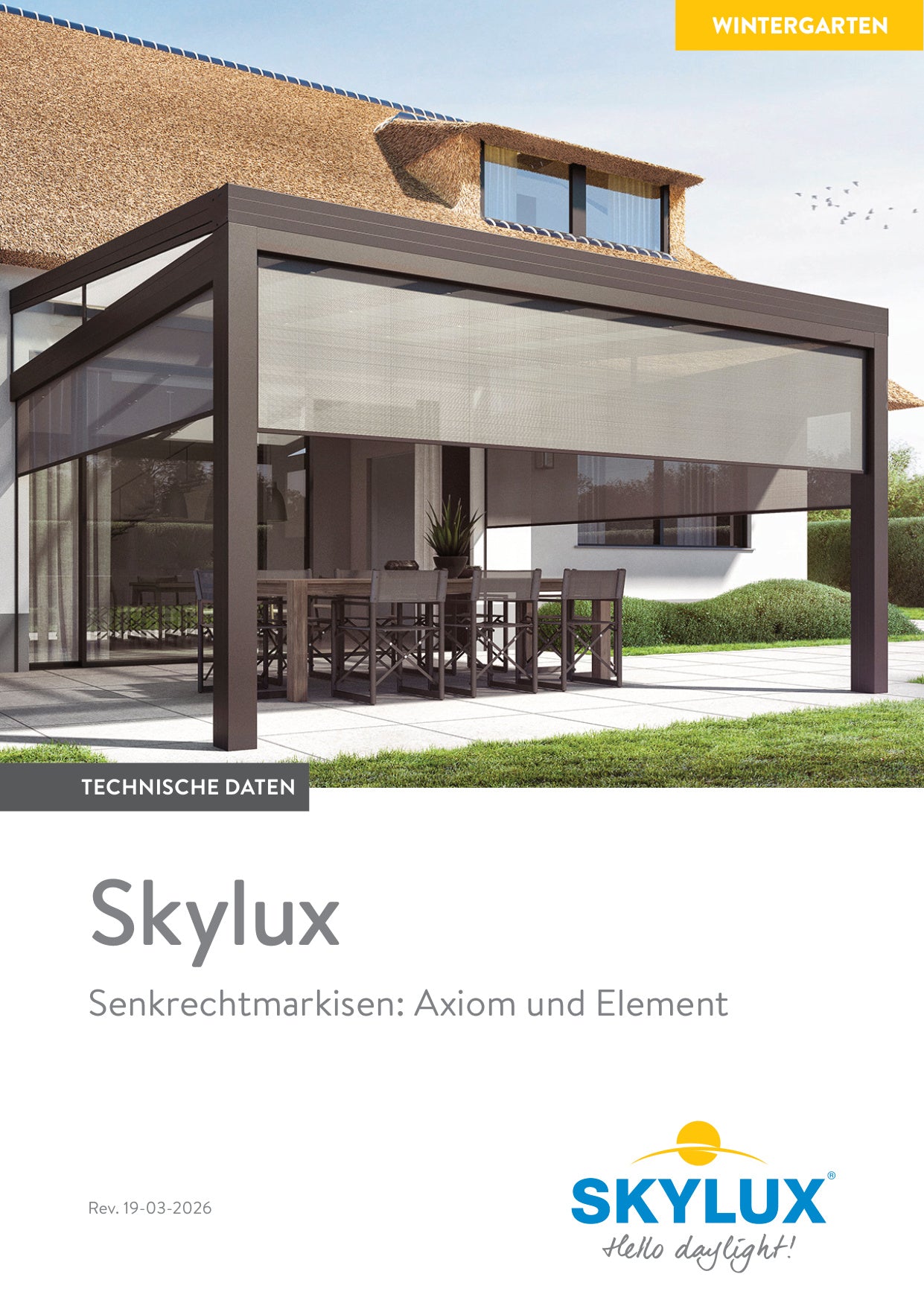 Dossier technique Store pour pergola