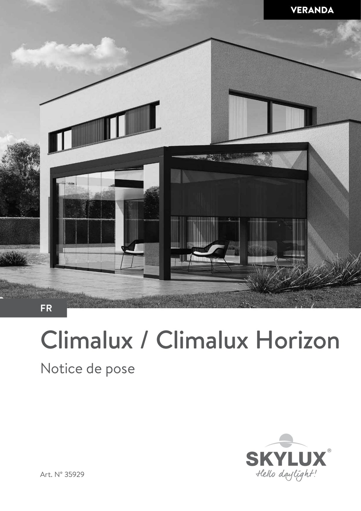 Notice de pose Climalux Horizon