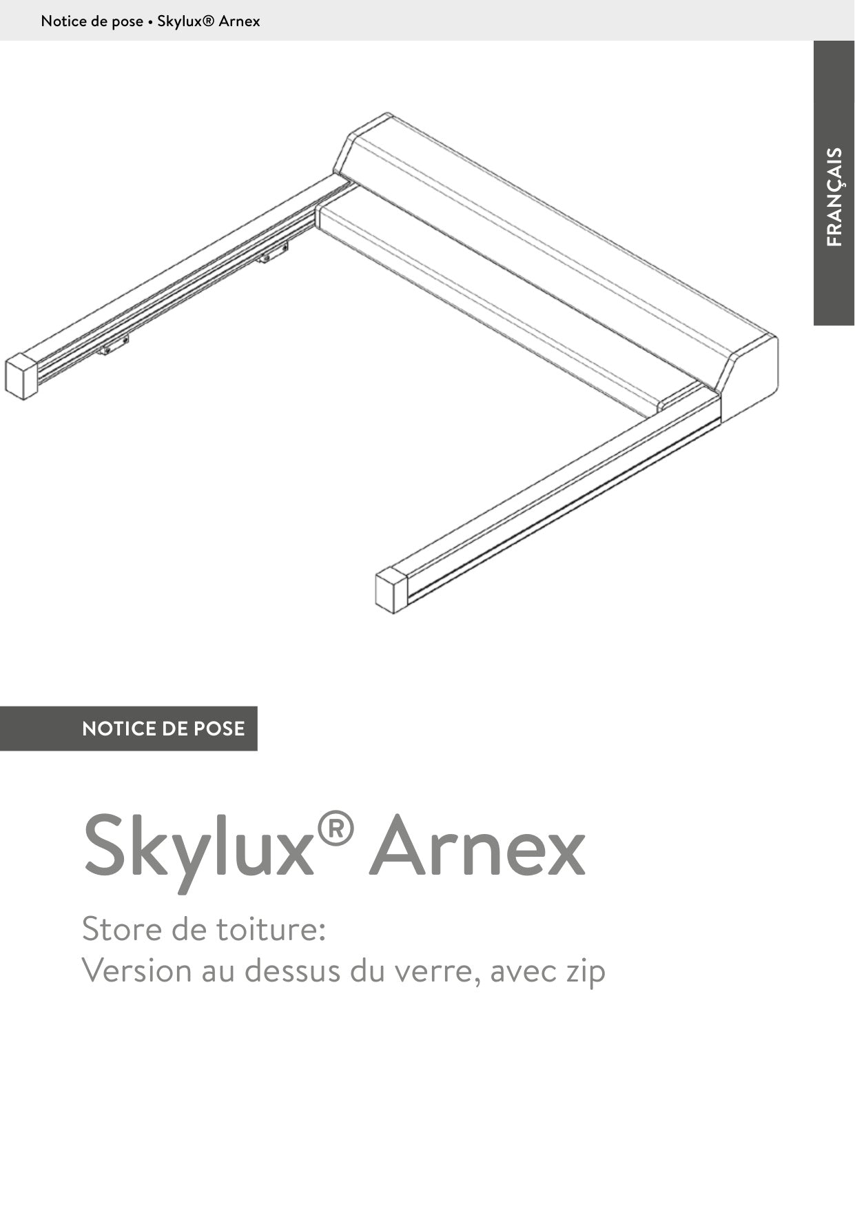 Notice de pose Pare-soleil pergola