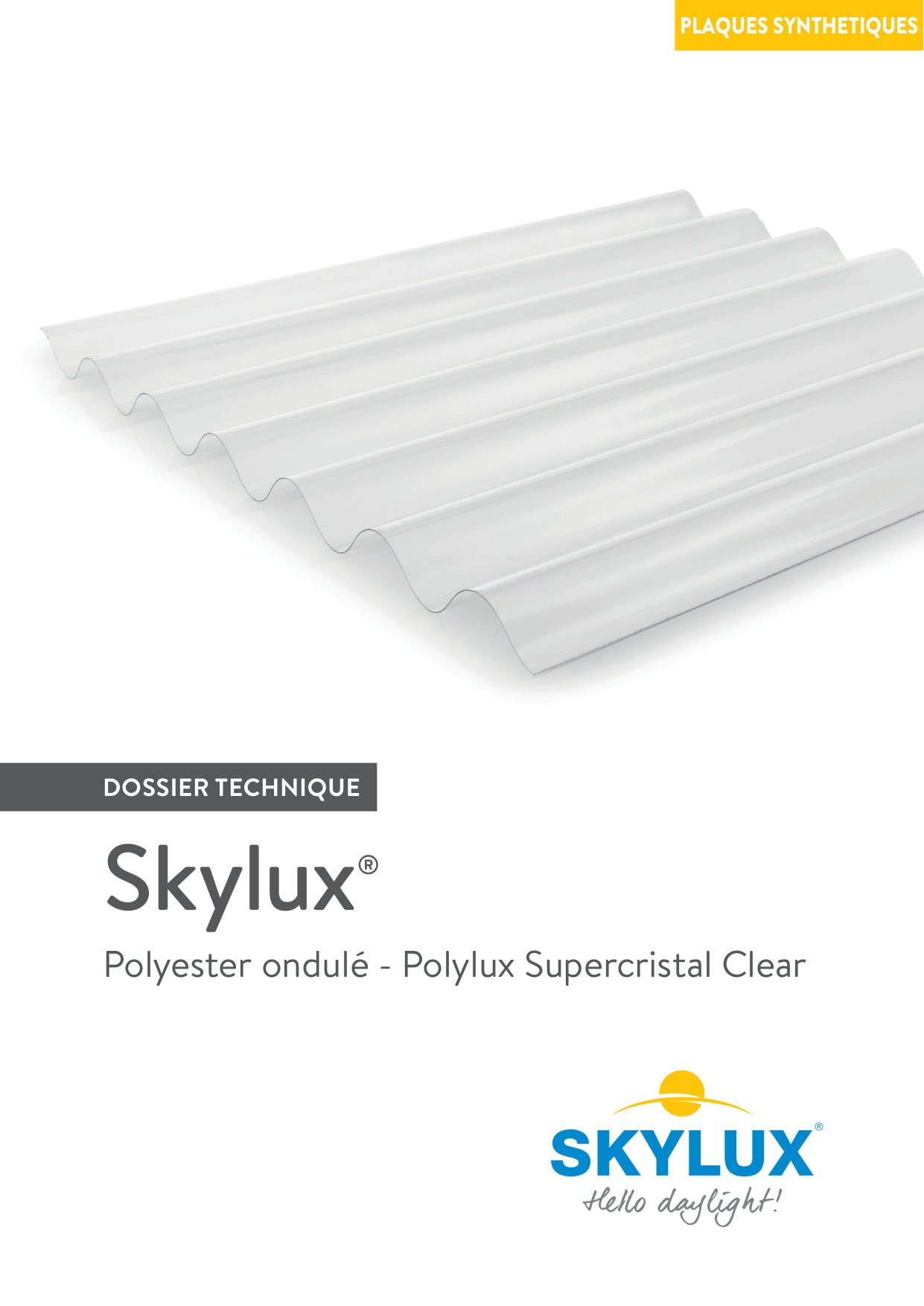 Dossier technique plaques synthétiques