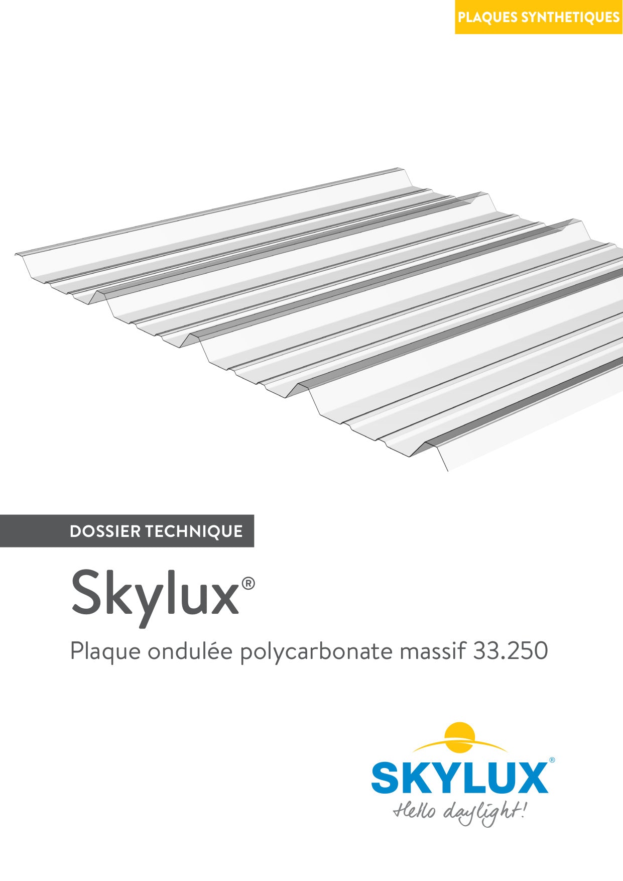 Dossier technique plaques synthétiques