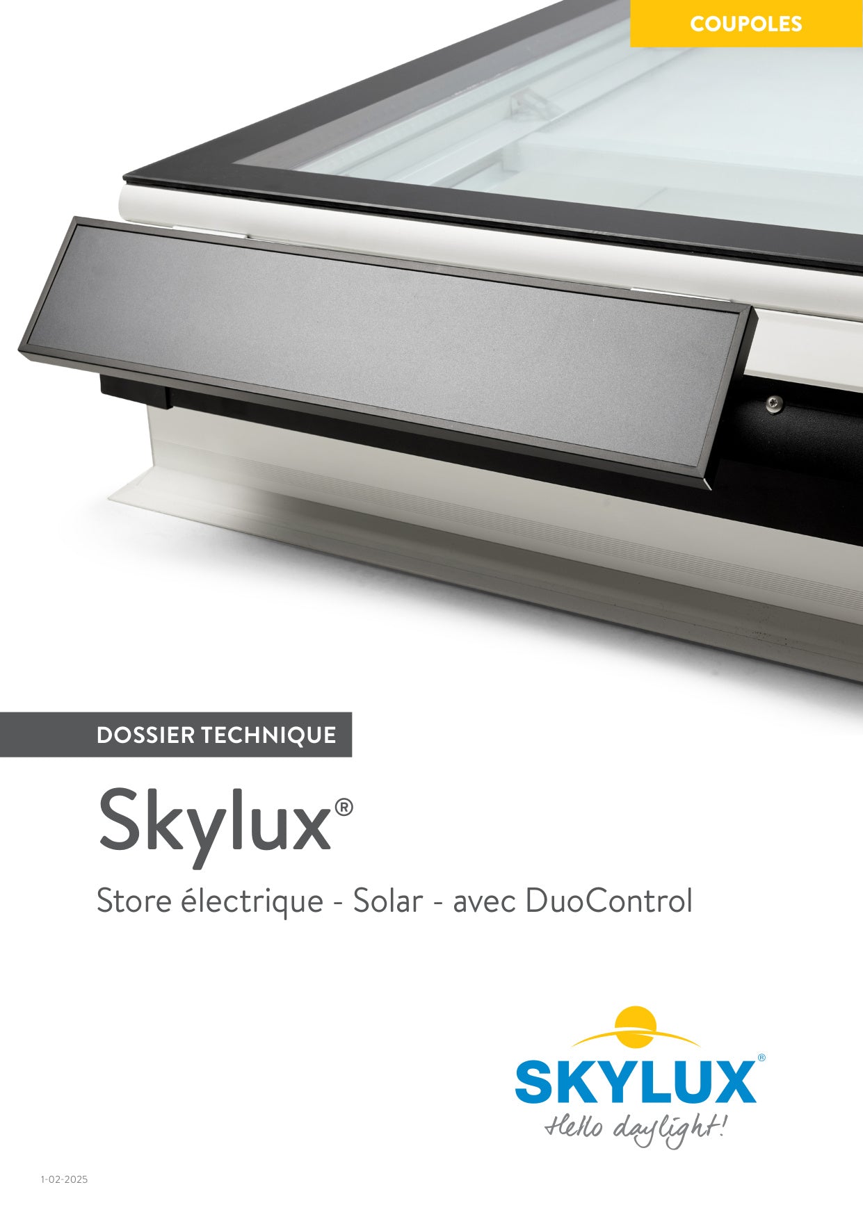 Dossier technique du pare-soleil intérieur électrique Solar 