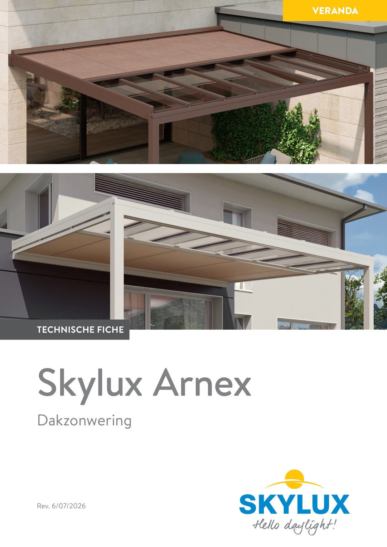Dossier technique Store pour pergola