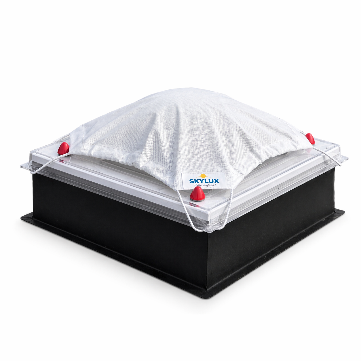 SkyShade zonwerend doek voor bolvormige lichtkoepels - Wit - 140 x 140 cm - Skylux