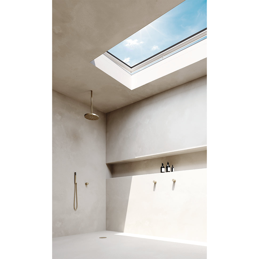 iWindow Platdakraam Opengaand op zonne-energie - Complete Set 80x280 cm - Skylux