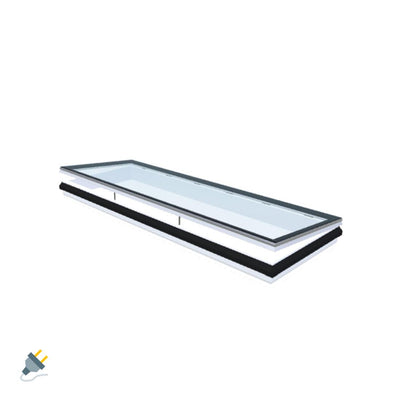 iWindow opening flat roof window - Complete Set 100x280 cm - Skylux