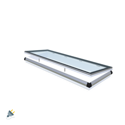 iWindow Opengaand Platdakraam - Complete Set 80x280 cm - Skylux